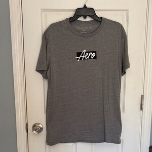Aeropostale Charcoal Tee with Logo